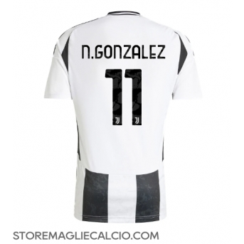 Juventus Nicolas Gonzalez #11 Maglia Gara Casa Repliche 2024-25 Maniche Corte